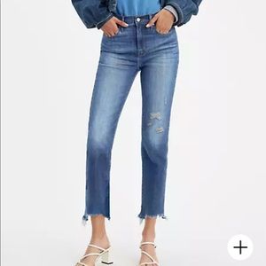 Levi’s 724 High Rise Straight Crop Jeans